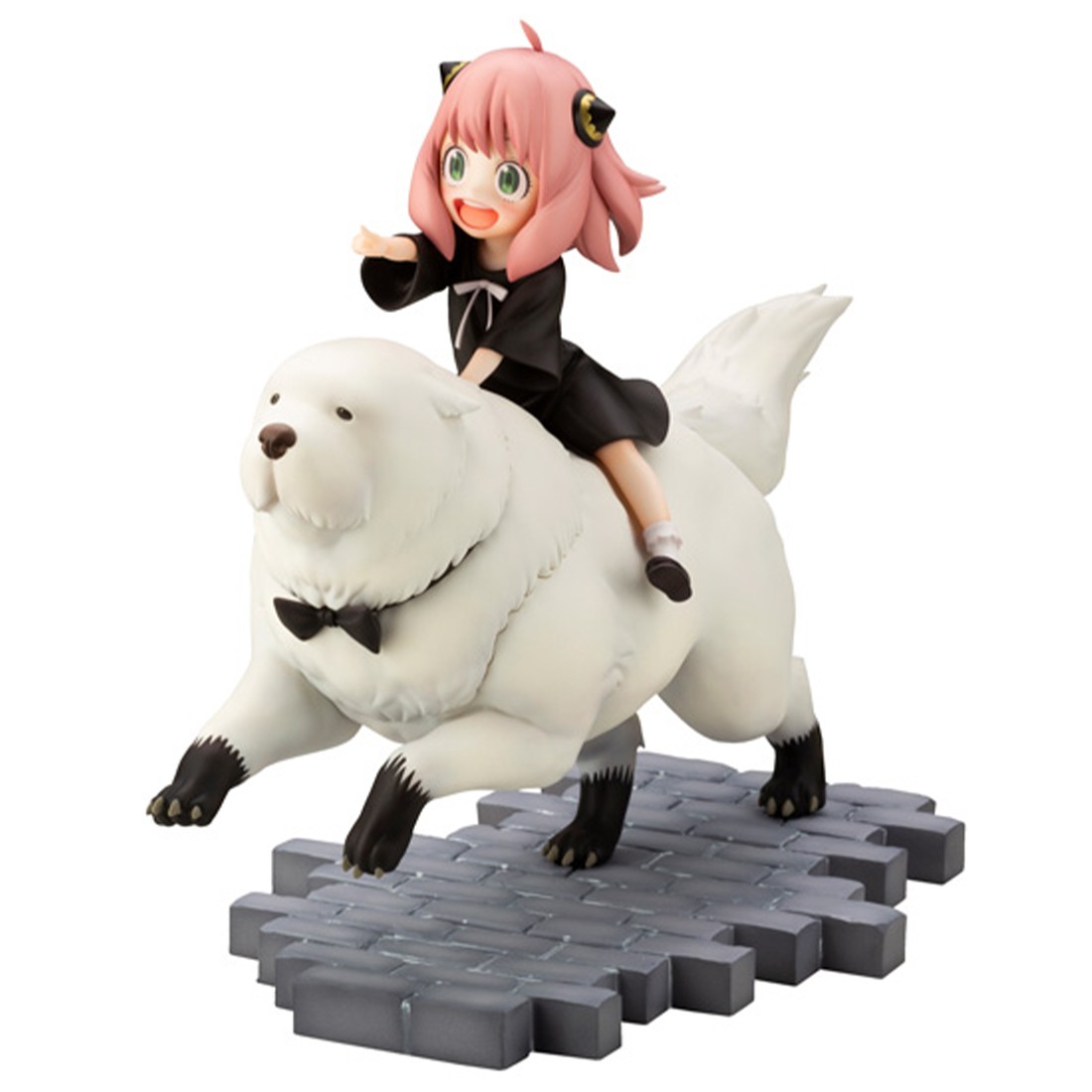 Kotobukiya Spy x Family Anya Forger and Bond Forger Figure (white)
