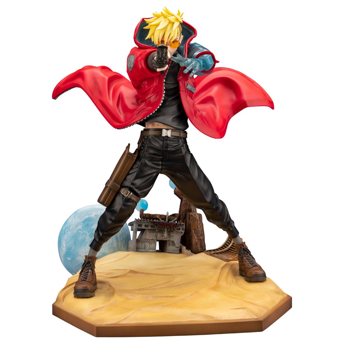 Kotobukiya ARTFX J Trigun Stampede J Vash The Stampede Ver. Figure (red)