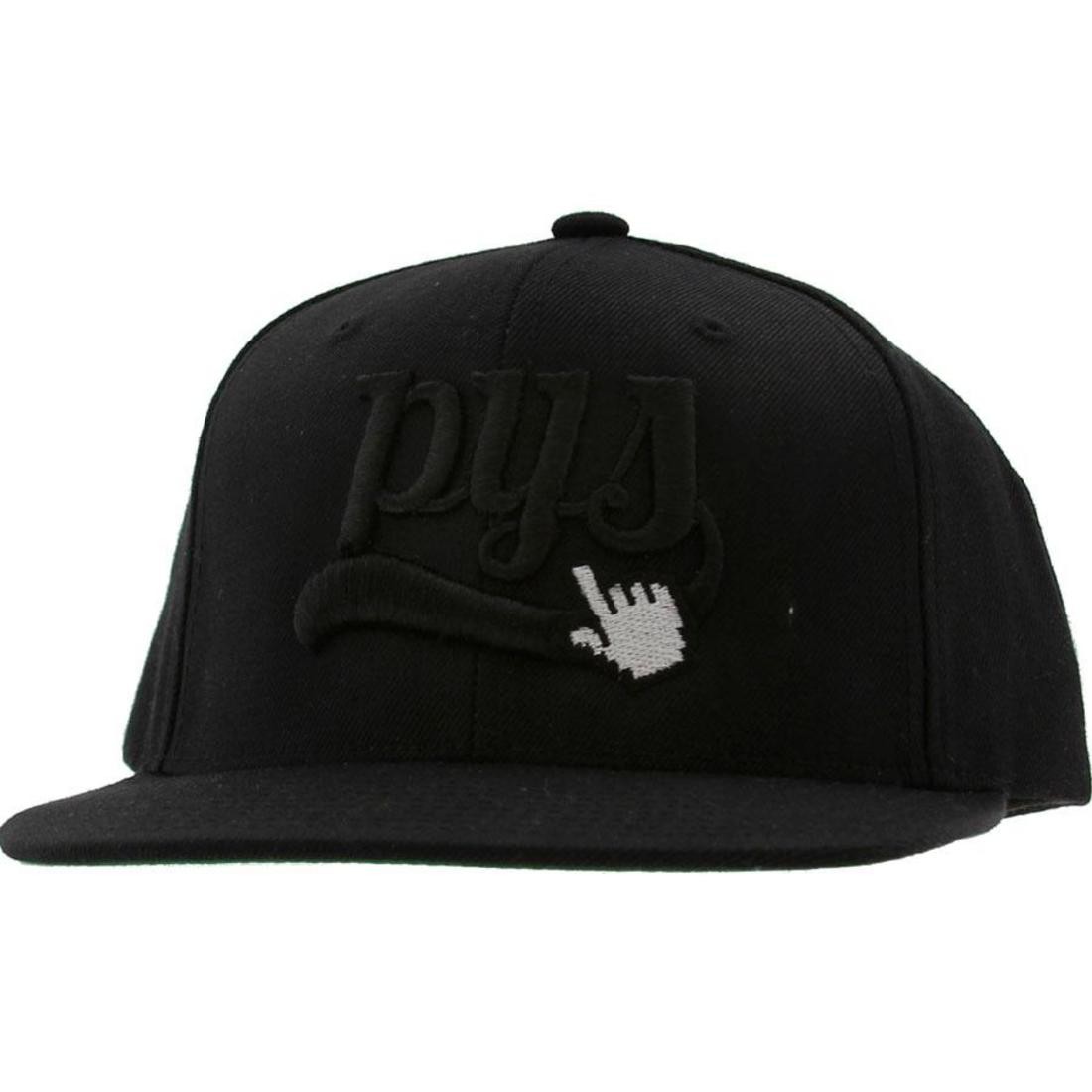 PYS Click Snapback Caps (black)