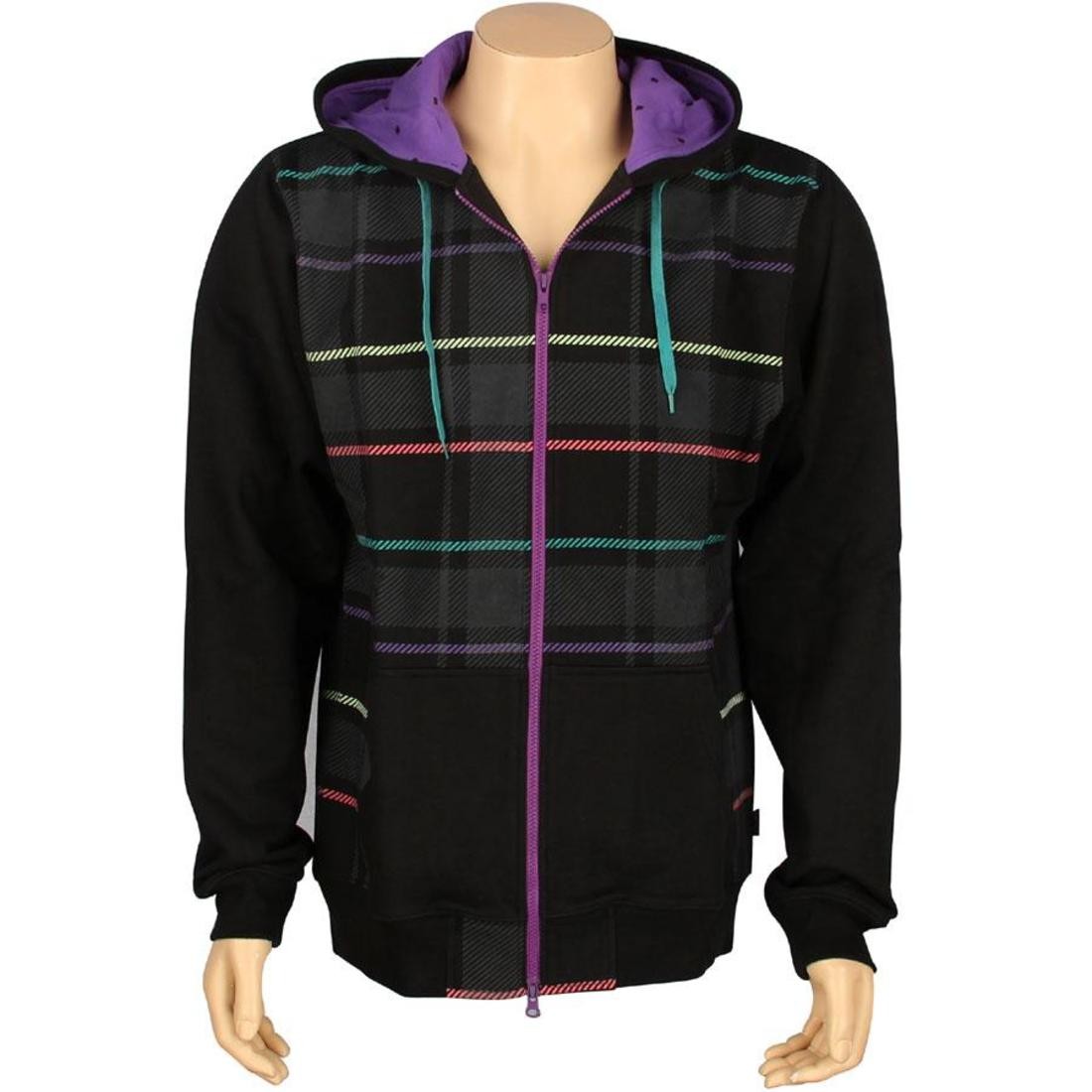 Rock Smith Plaid Hoody (black)