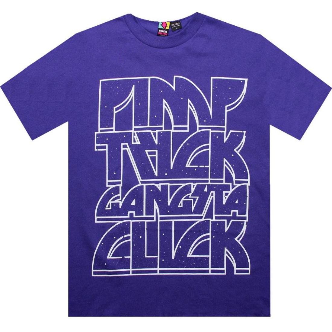 Rock Smith Pimp Trick Gangsta Click Tee (purple)