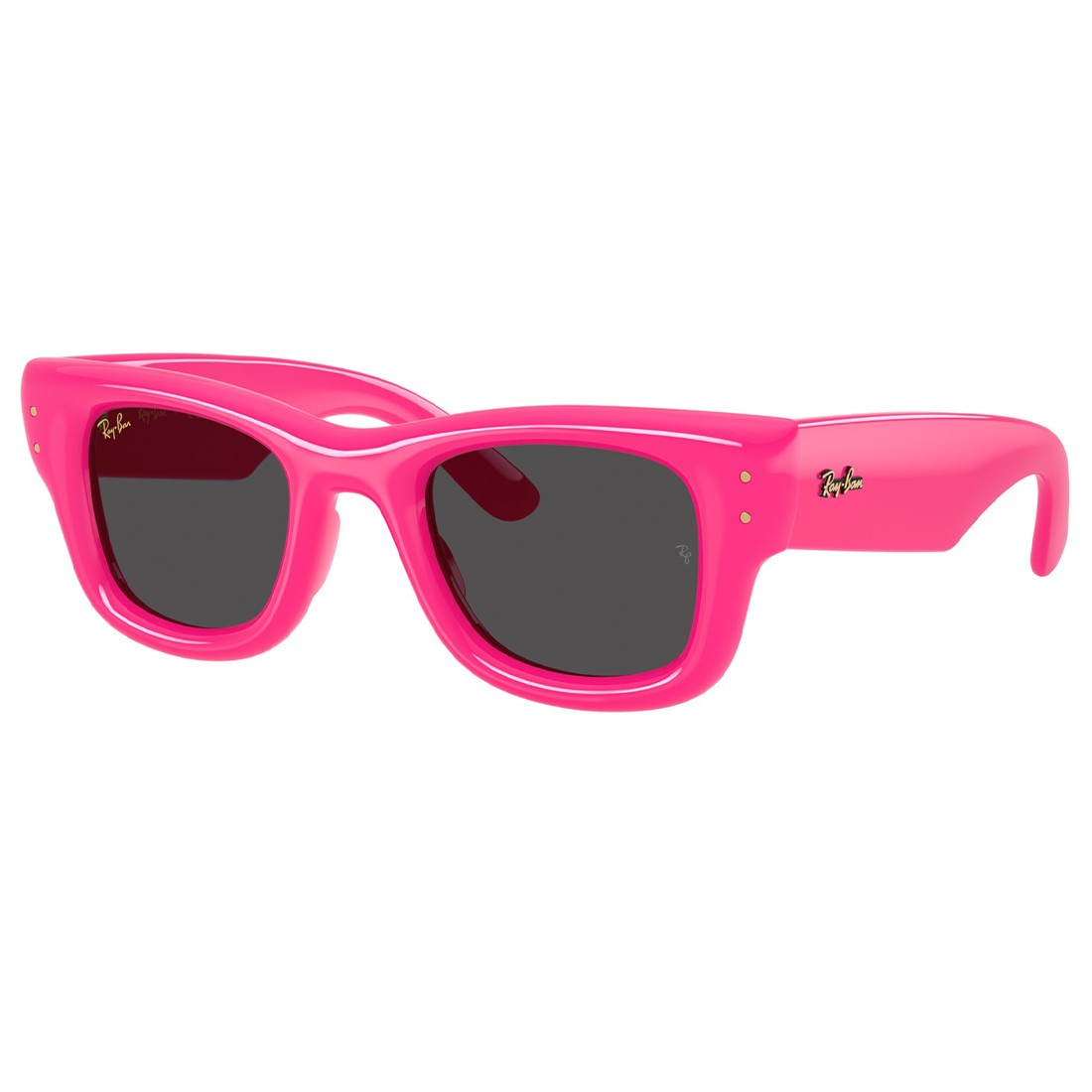 Ray-Ban x A$AP Rocky Wayfarer Puffer Sunglasses (fuchsia / ultra black)