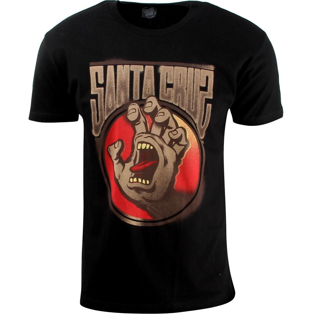 Santa Cruz Men Screaming Tag Regular Tee (black)