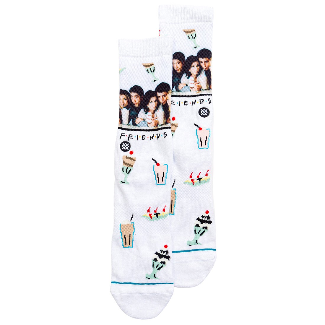 Stance x Friends Men The One With The Diner Socks (white)
