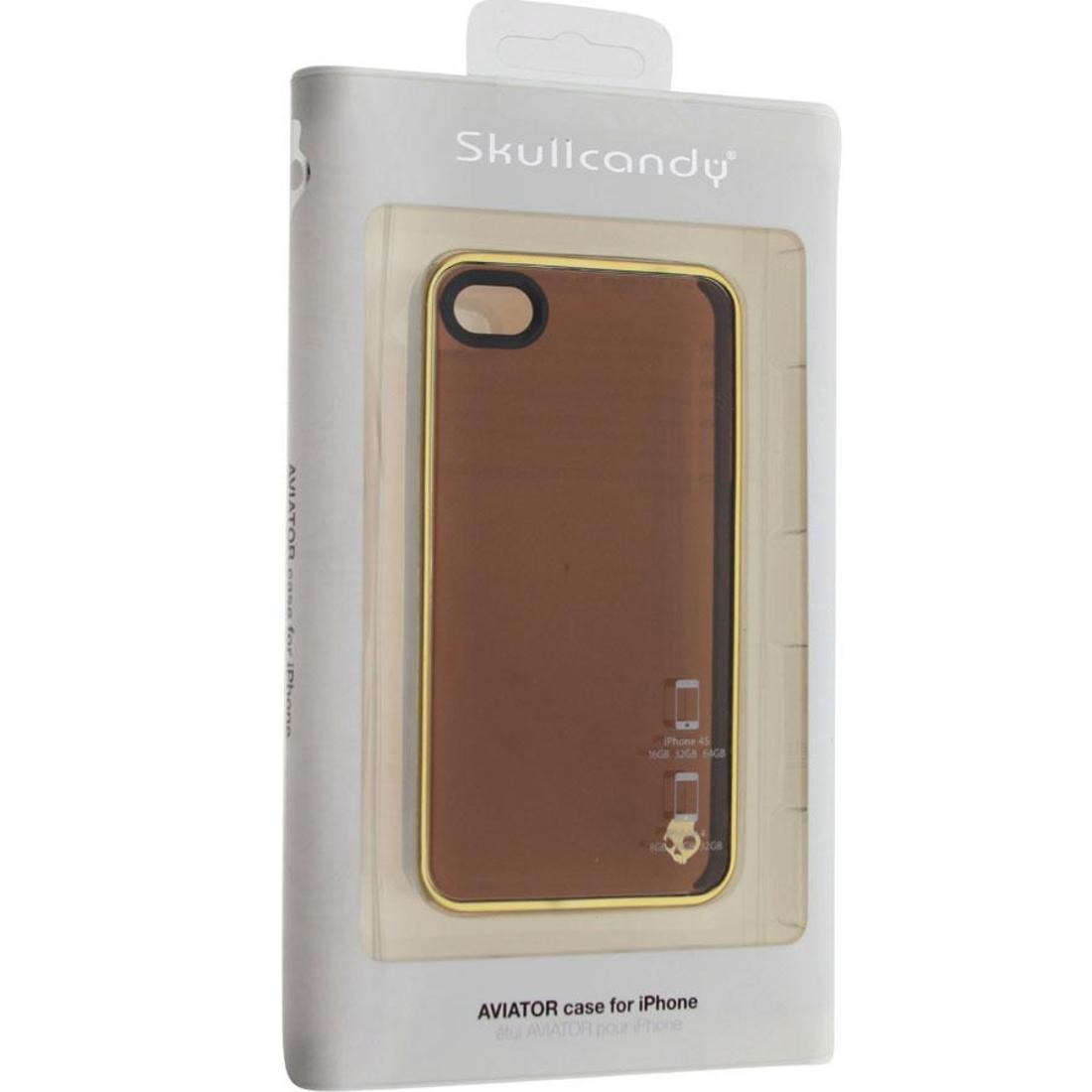 Skullcandy iPhone 4 And 4S Aviator Case (brown / gold)