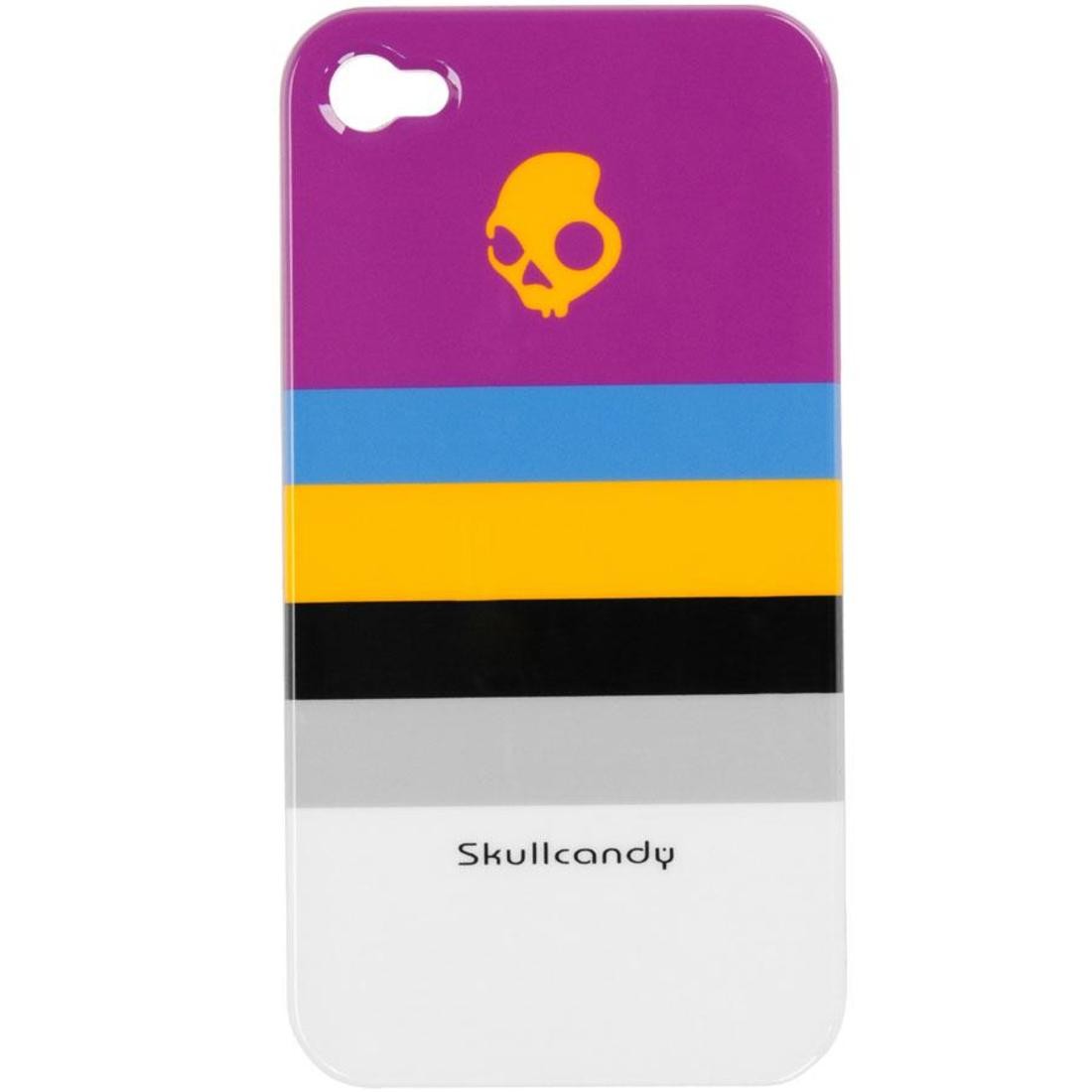 Skullcandy iPhone 4 And 4S Clip On Case (purple stripe)