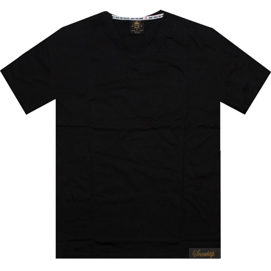 Sneaktip Logo V-Neck Tee (black)