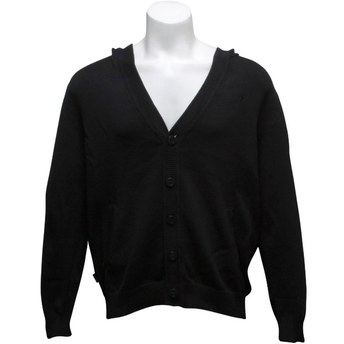Sneaktip Hooded Cardigan (black)