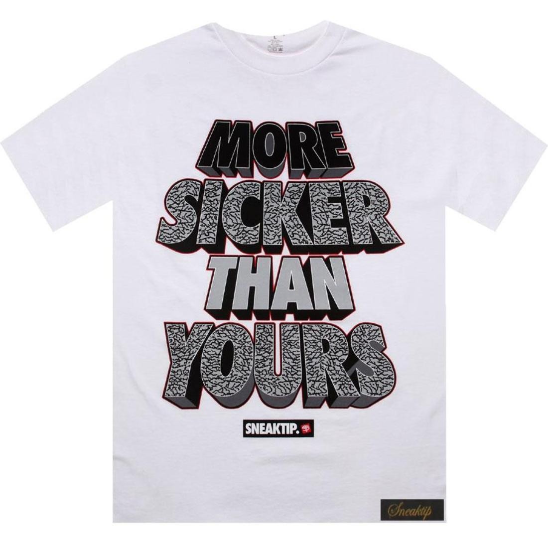 Sneaktip More Sicker Than Yours Tee - Retro 3 (white)