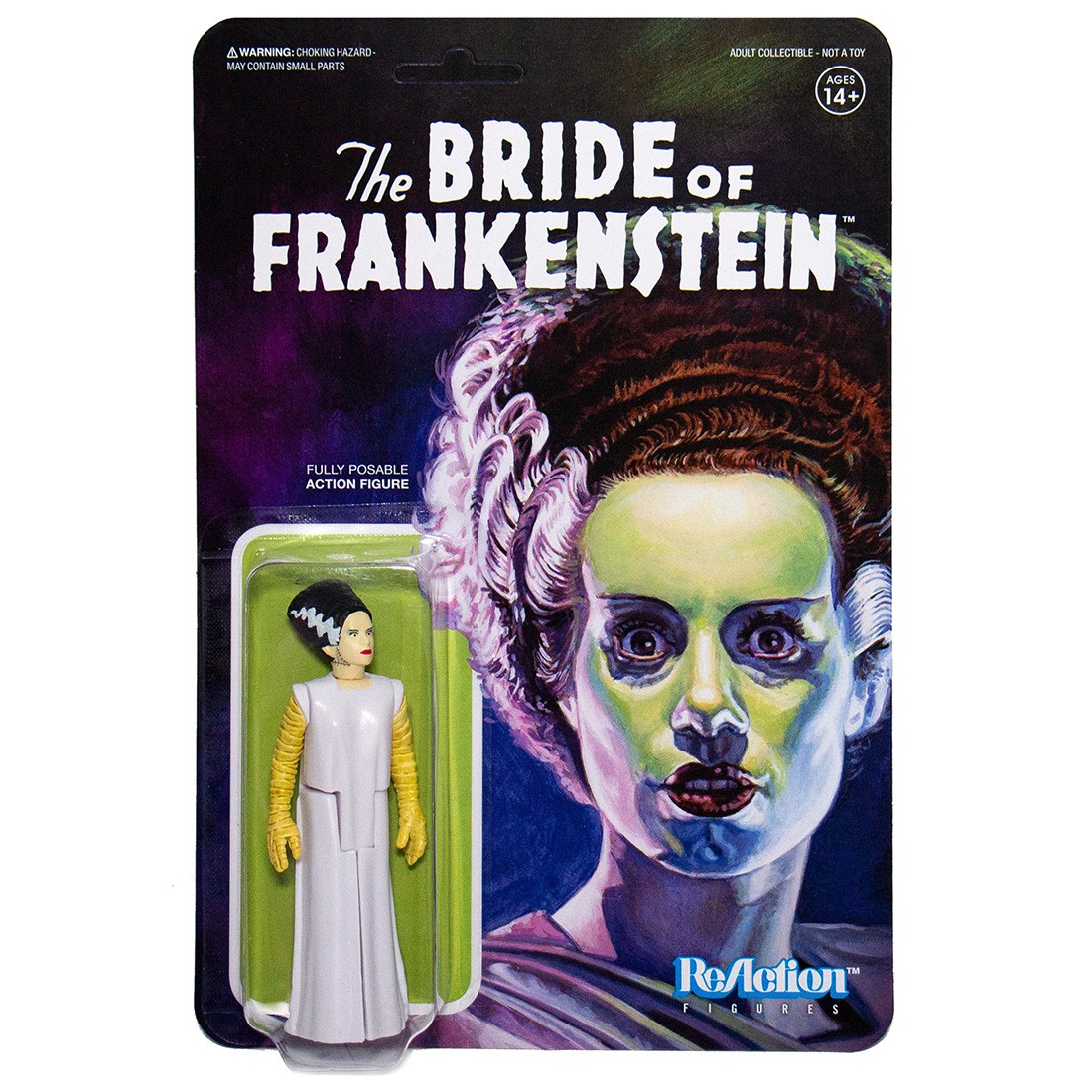 Super7 Universal Monsters Bride of Frankenstein Reaction FIgure (black / white)