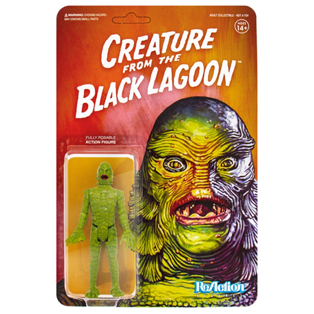 Super7 Universal Monsters Creature From The Black Lagoon Reaction Figure (black)