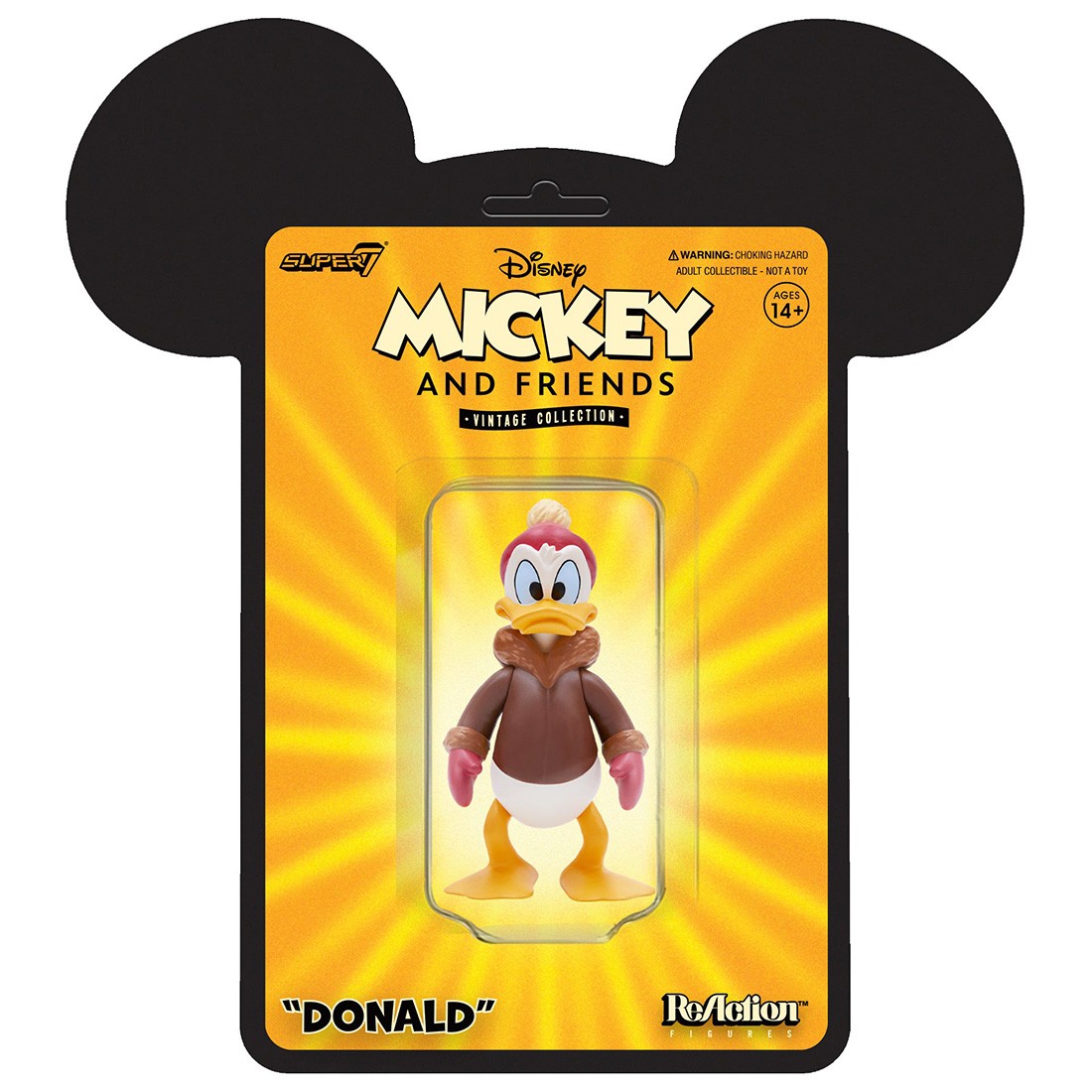 Super7 Donald Duck Figure (yellow / black)