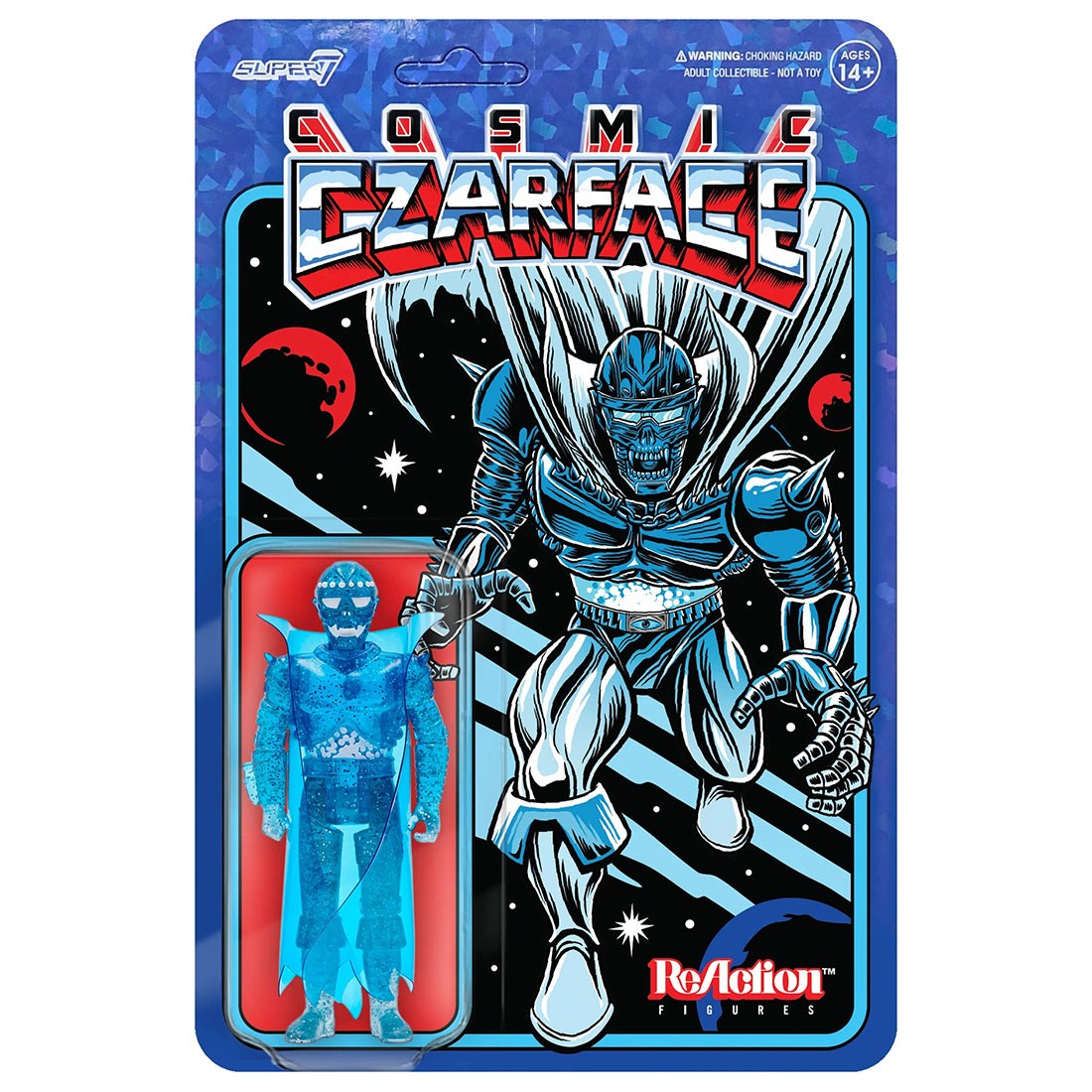 Super7 Czarface Cosmic Czarface ReAction Figure (blue)