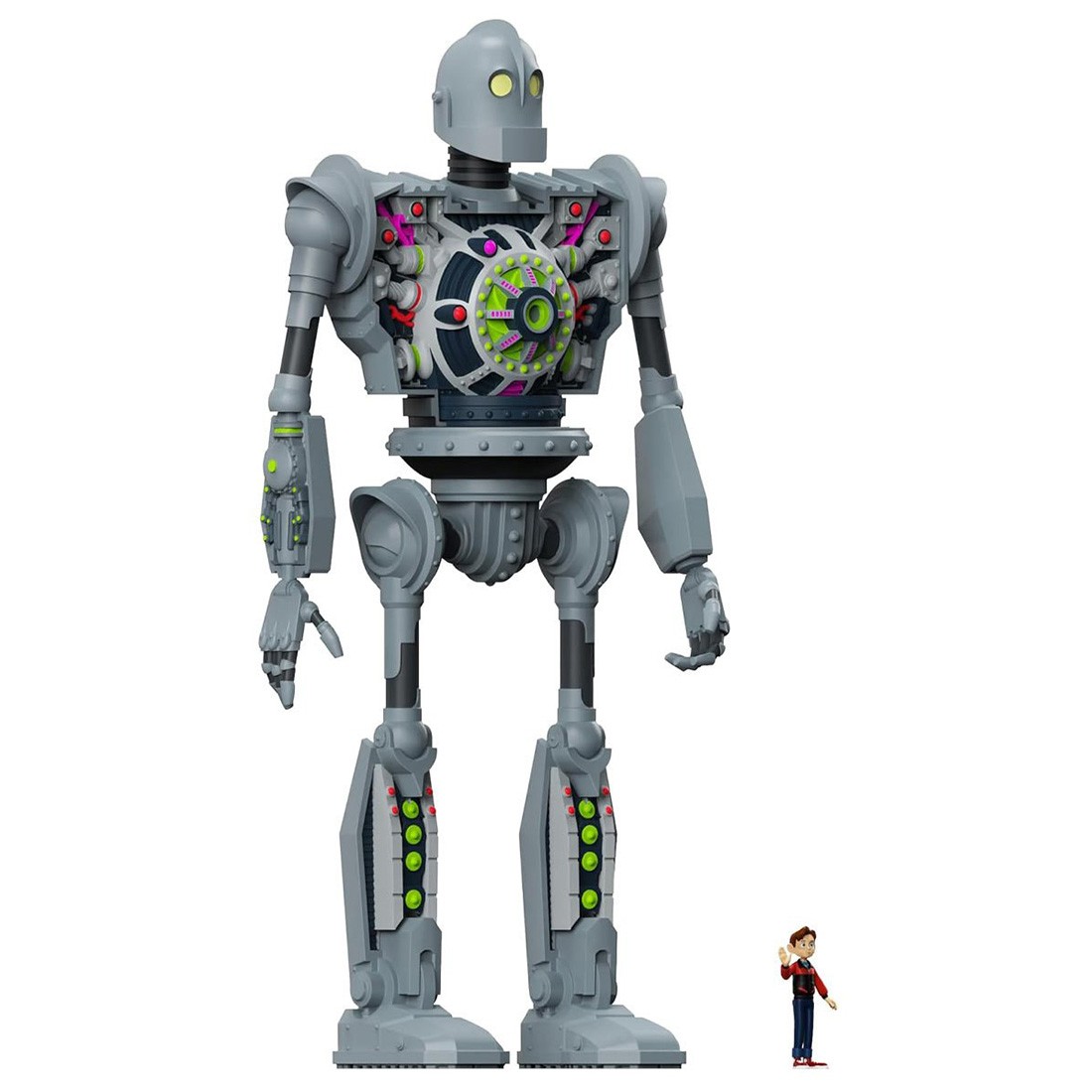 Super7 Super Cyborg - The Iron Giant Figure (gray / full color)