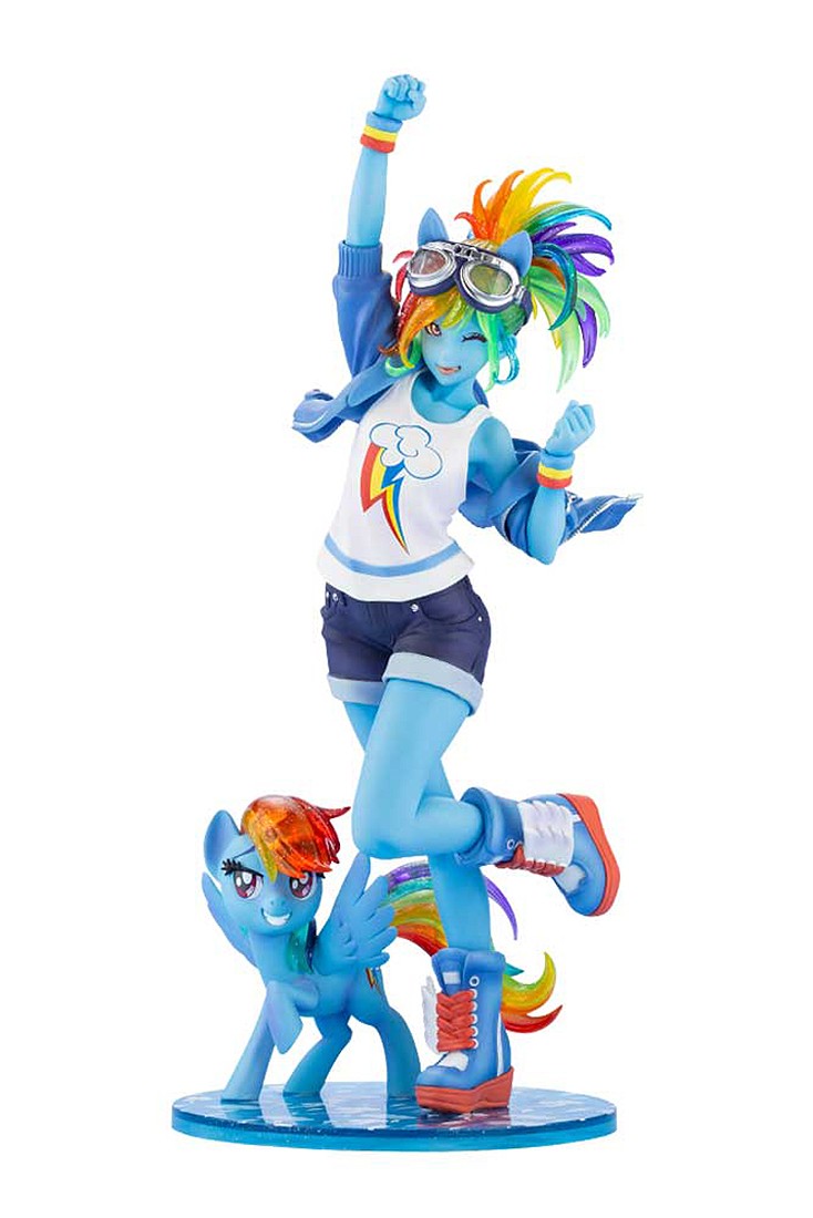 Kotobukiya My Little Pony Rainbow Dash Limited Edition Bishoujo Statue (blue)