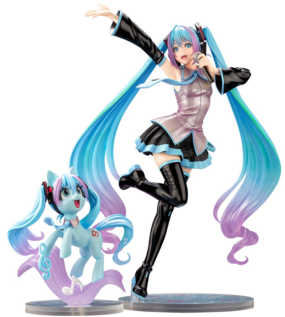 Kotobukiya Hatsune Miku Feat. My little Pony Bishoujo Staute (blue)