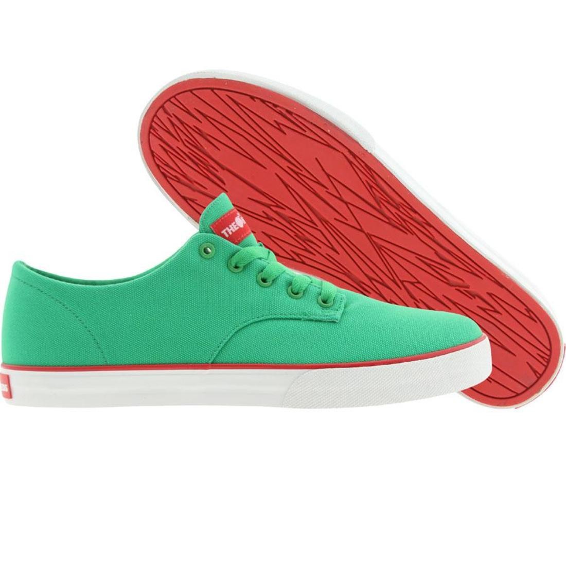 The Hundreds Johnson Low Canvas (green / red)