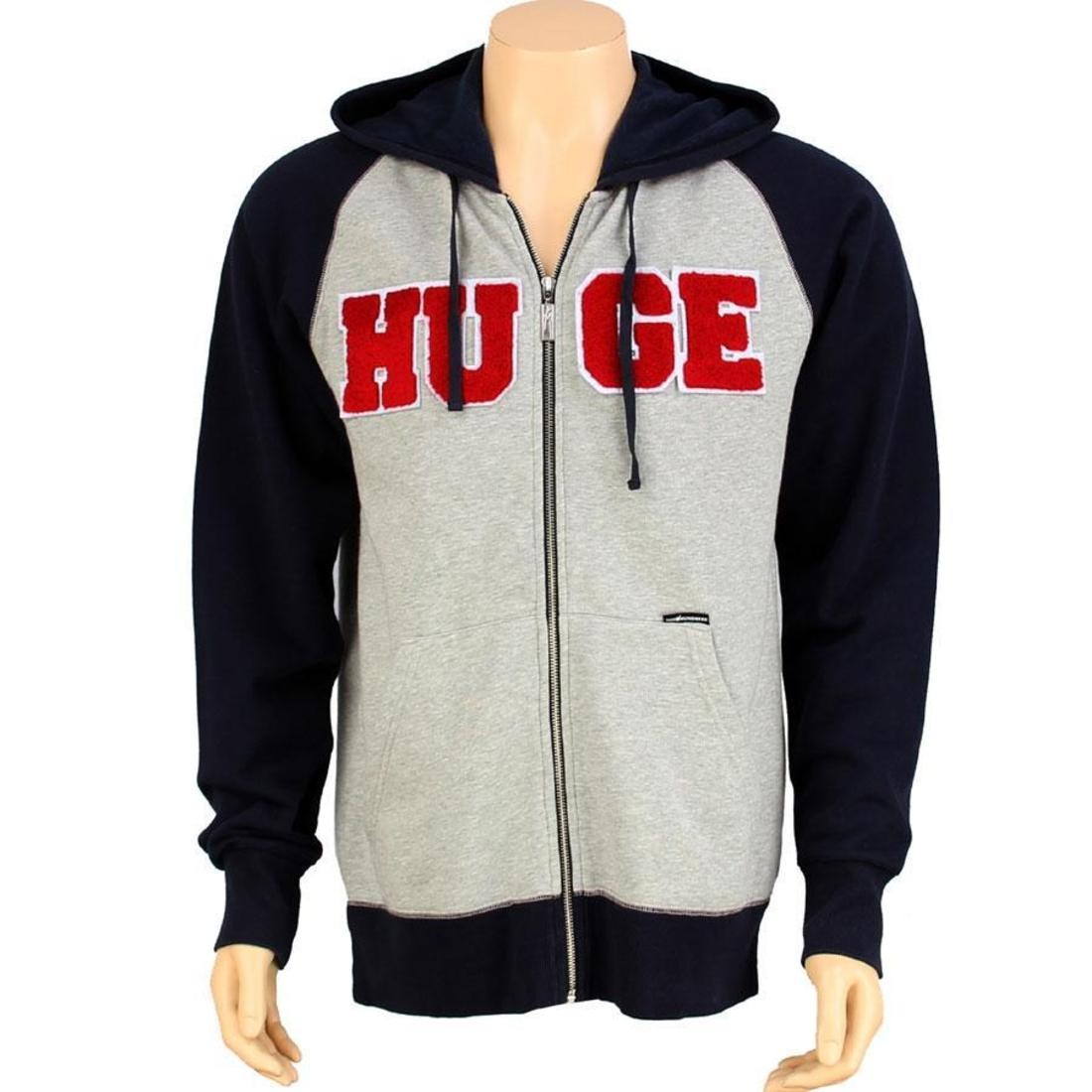The Hundreds Solano Zip Up Hoody (athletic heather / navy)