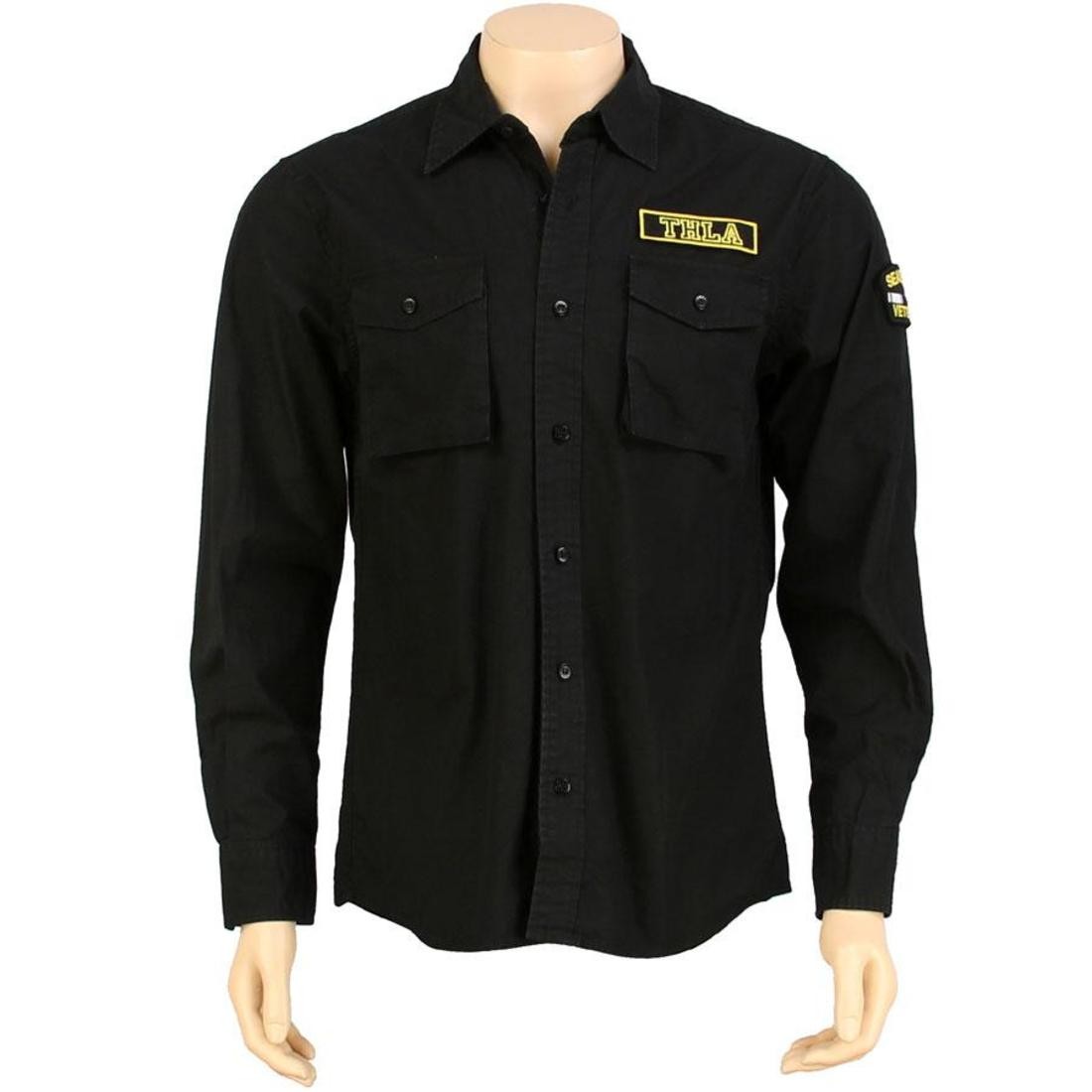 The Hundreds Hut Long Sleeve Shirt (black)