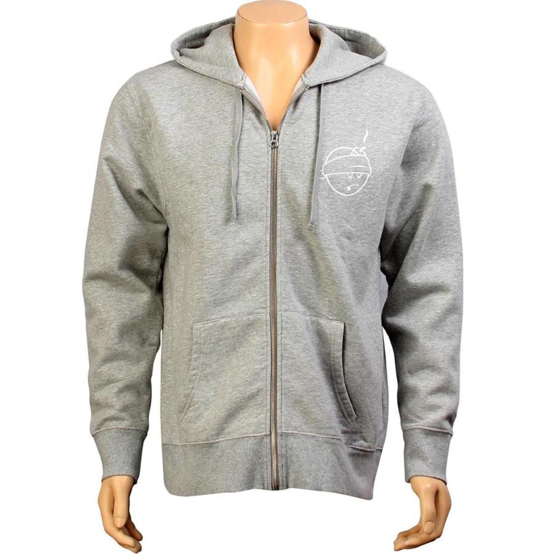 The Hundreds Badam Zip Up Hoody (athletic heather)