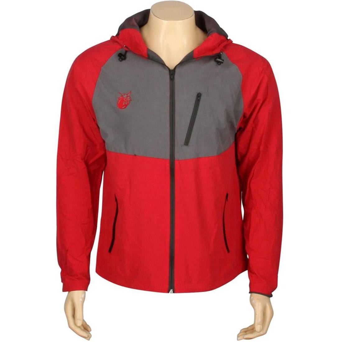 The Hundreds Aloe Track Jacket (red clay)