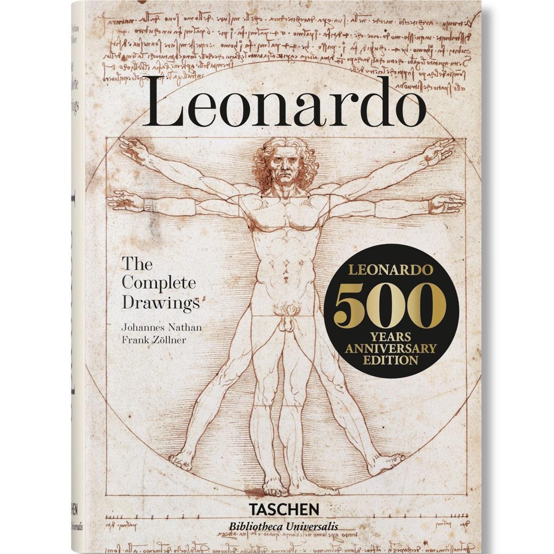 Leonardo Da Vinci The Complete Drawings Book By Frank Zollner (brown)
