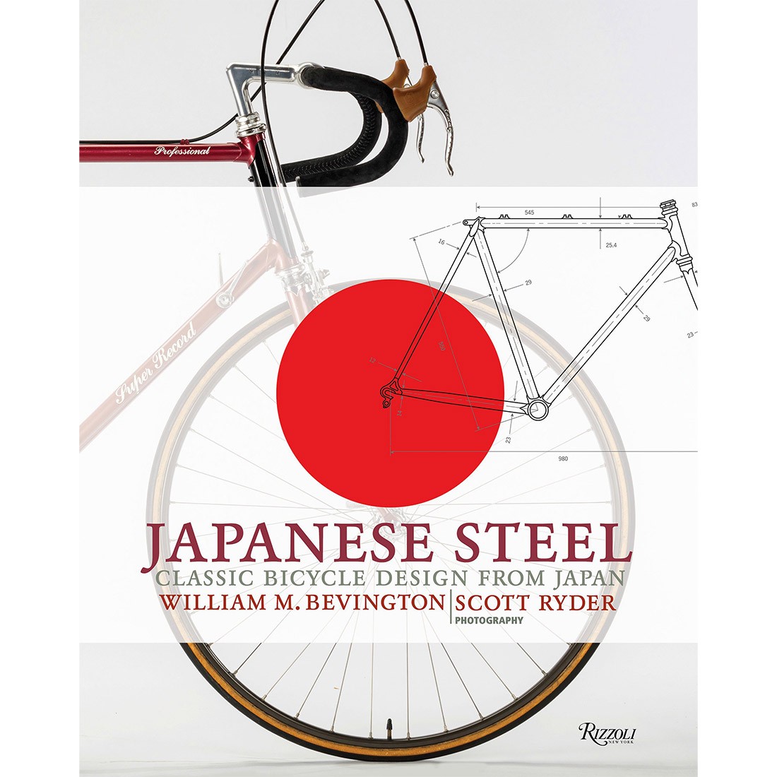 Japanese Steel: Classic Bicycle Design From Japan Hardcover Book (white)