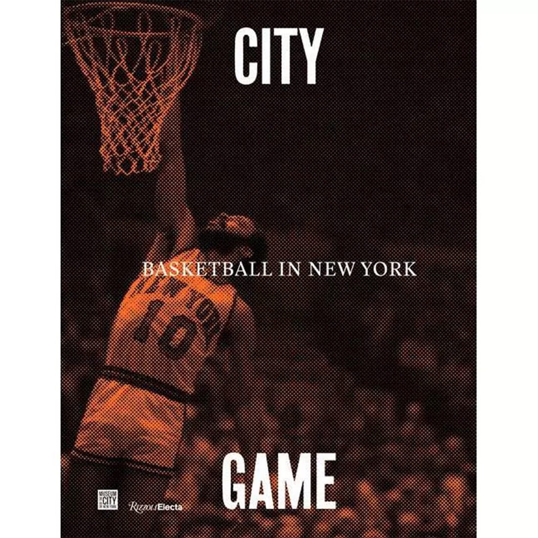 City Game Basketball In New York Hardcover Book (black)