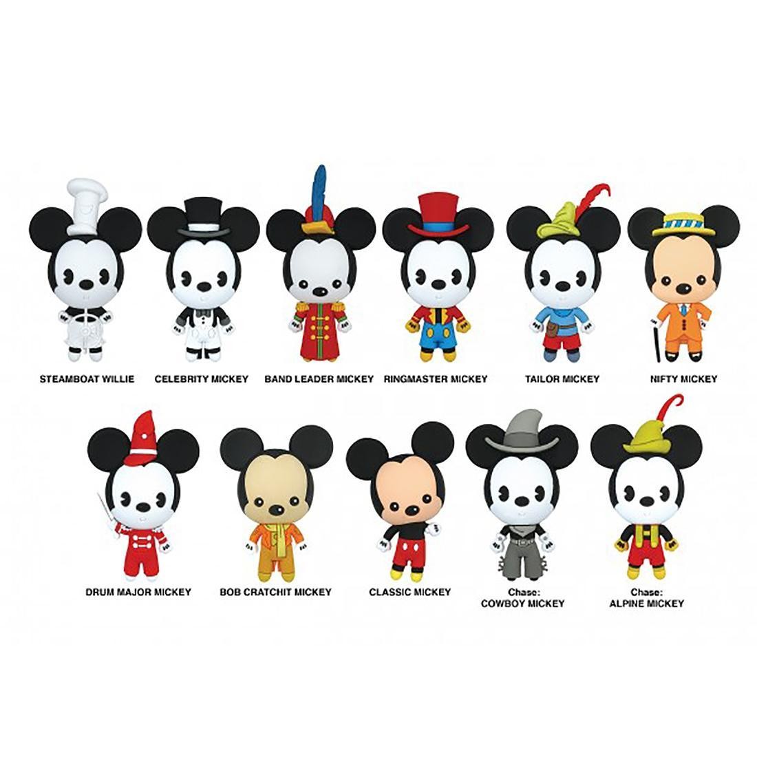 Monogram Disney Series 18 Mickey The True Original 90 Years Anniversary 3D PVC Foam Key Ring - 1 Blind Box