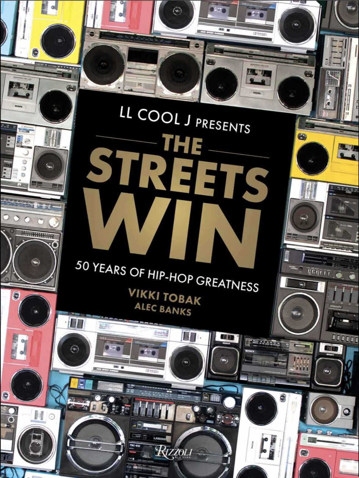 LL Cool J Presents The Streets Win: 50 Years Of Hip Hop Hardcover Book (black / white)