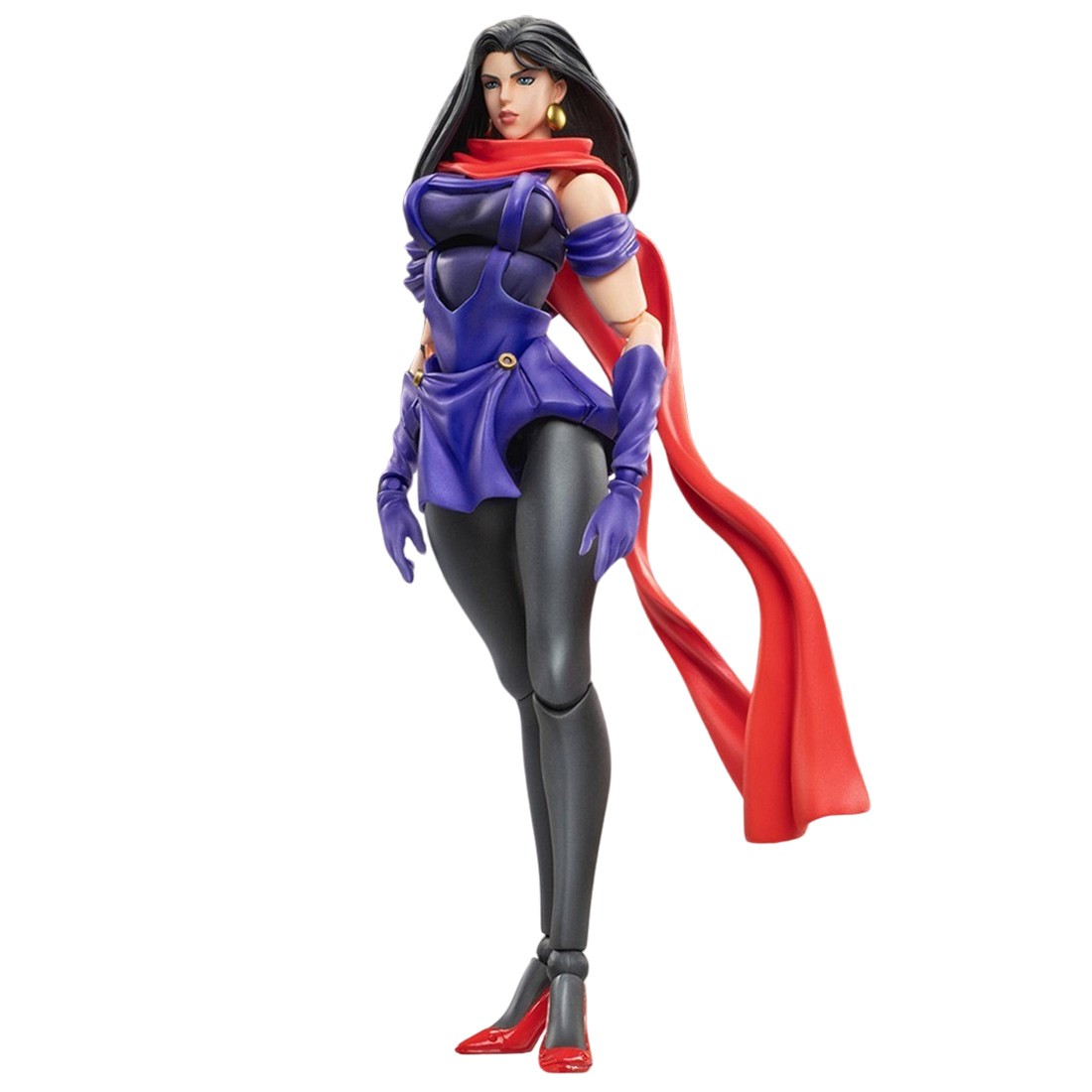 Medicos Super Action Statue JoJo's Bizarre Adventure Part 2 Battle Tendency Chozokado Lisa Lisa Figure (black)
