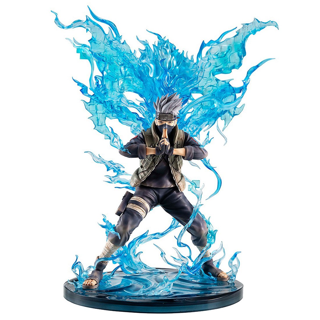 MegaHouse Naruto Precious G.E.M. Hatake Kakashi Ver Susano Figure With LED Base (blue)