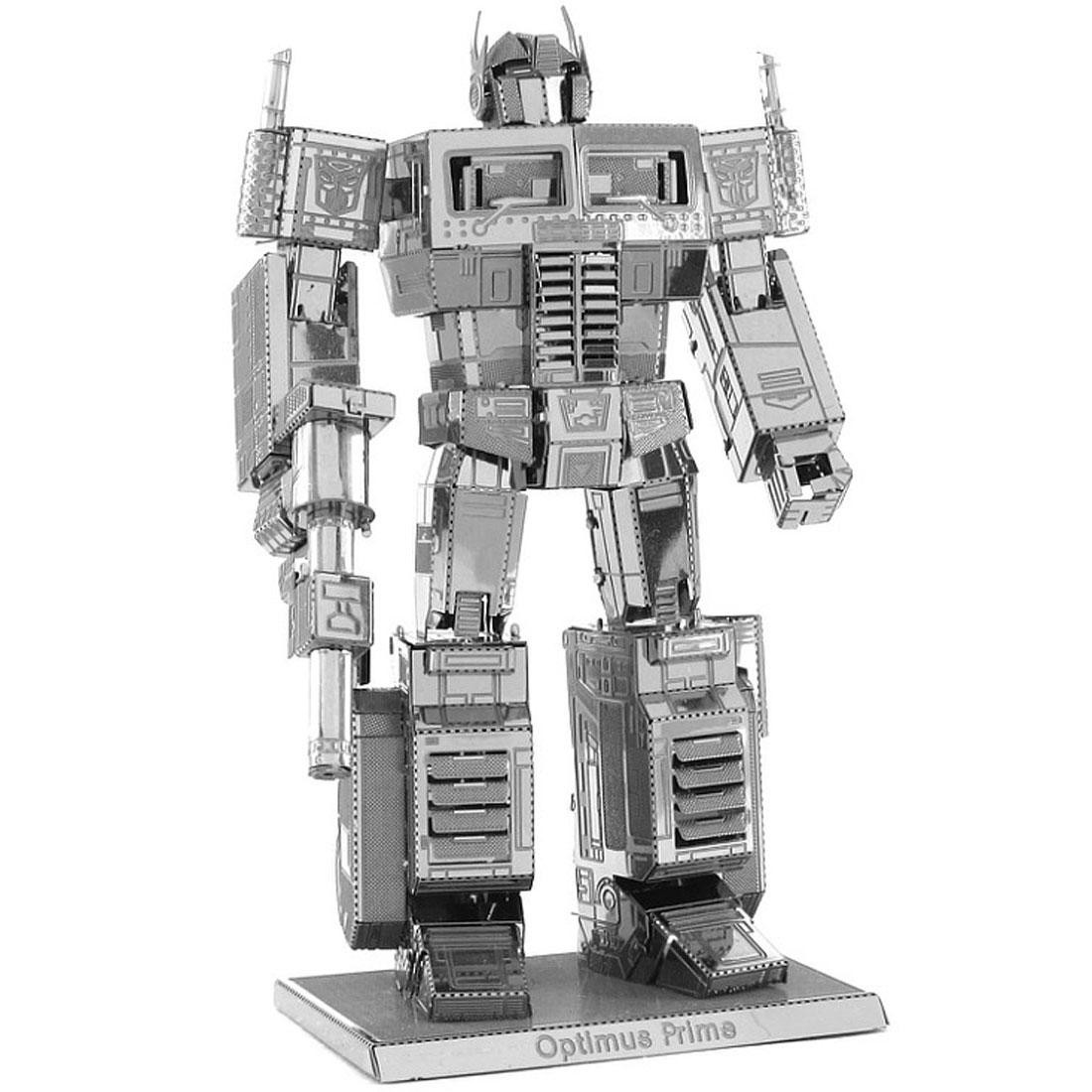 Fascinations Metal Earth Model Kit - Transformers Optimus Prime (silver)