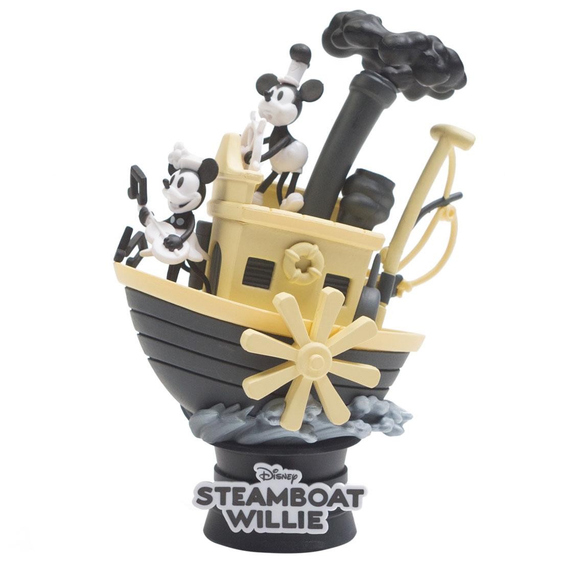 Beast Kingdom Disney Mickey Mouse Steamboat Willie D-Select DS-017 6 Inch Statue - PX Previews Exclusive (black)