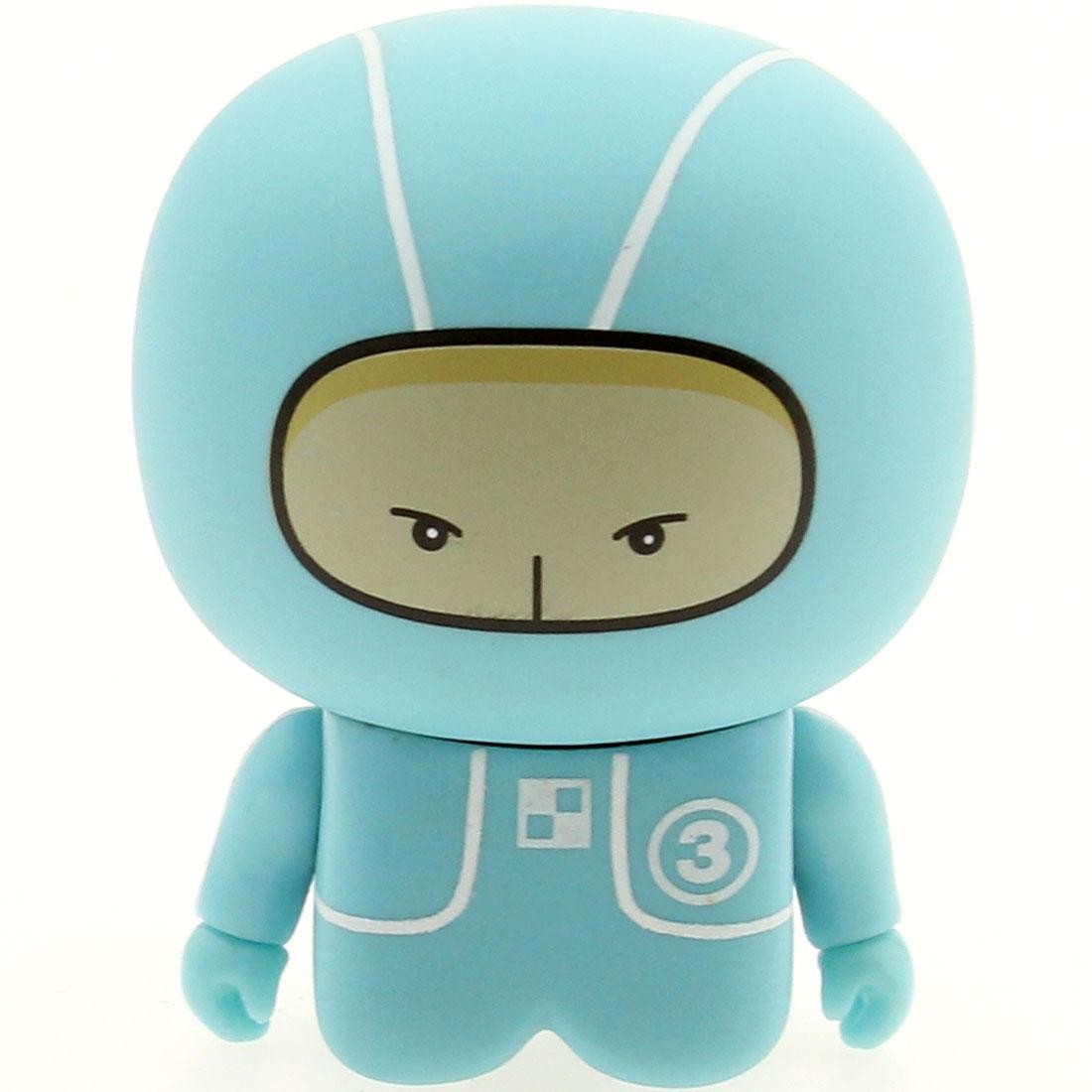 Unkl UniPO Speed Demons 3 Light Blue Tot Mini Figure Series 5 (blue / light blue)