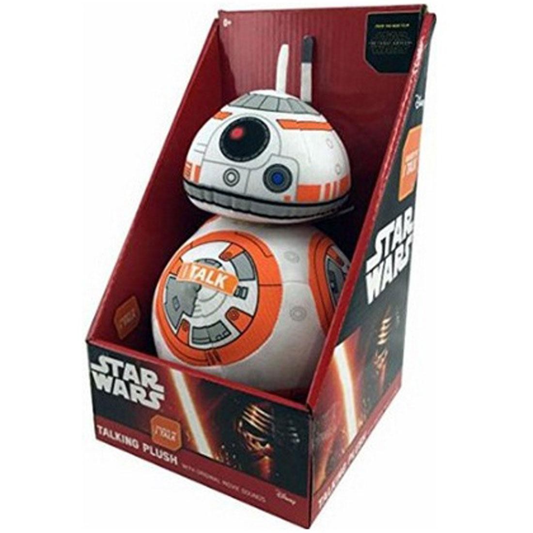 Star Wars The Force Awakens BB-8 Medium 9in Premium Talking Plush (white / orange)