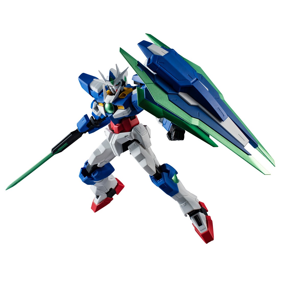 Bandai Spirits Gundam Universe Mobile Suit Gundam00 - Awakening of the Trailblazer GNT-0000 00 QANT Figure (blue)