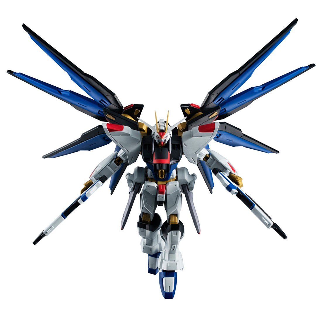 Bandai Spirits Gundam Universe Mobile Suit Gundam Seed Destiny  ZGMF-X20A Strike Freedom Gundam Figure (white)