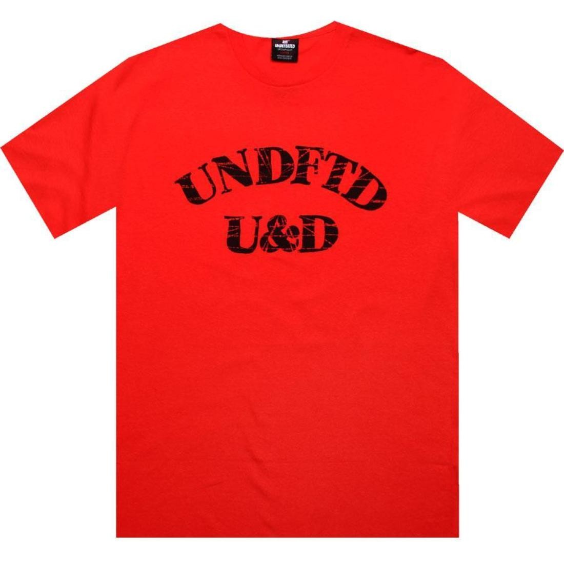 Undefeated U And D Tee (red)