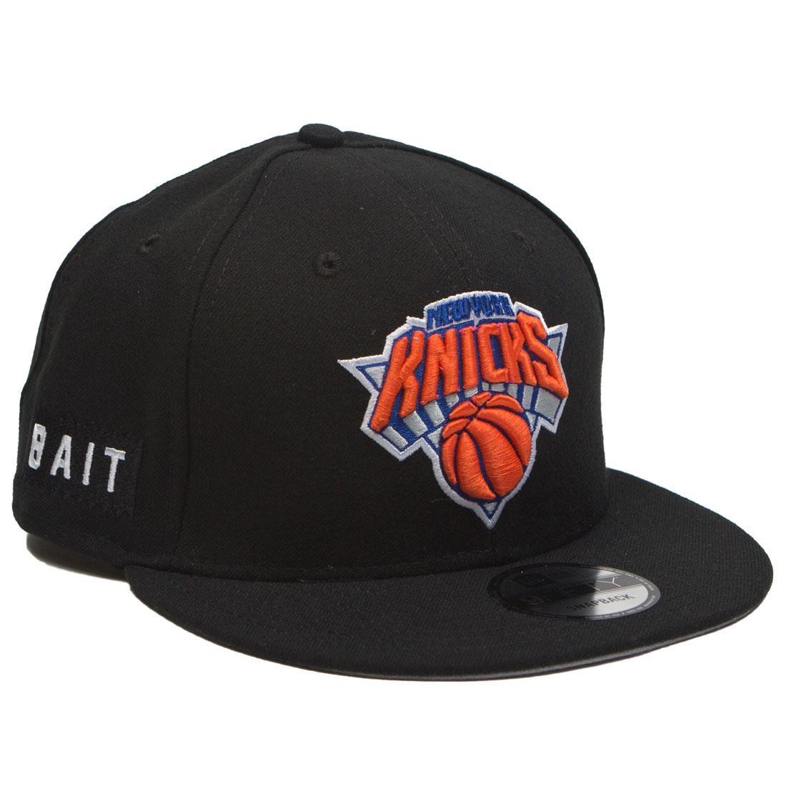 BAIT x NBA X New Era 9Fifty New York Knicks OTC Snapback Cap (black)