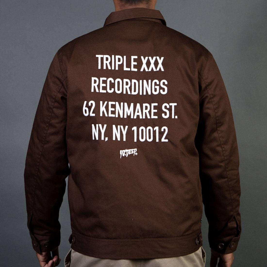 10 Deep Men Triple X Staff Recording Jacket (brown / chocolate)