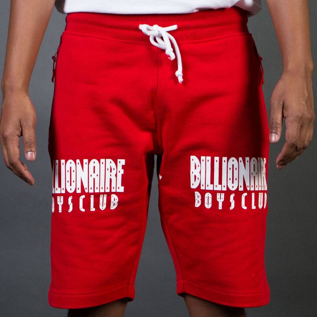 Billionaire Boys Club Men BB Wave Shorts (red)