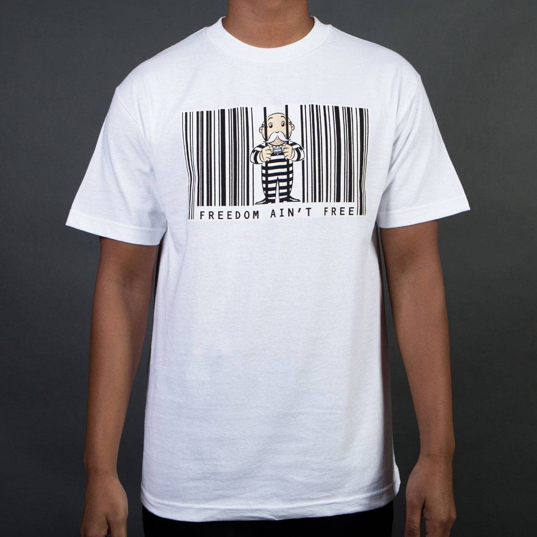 BAIT x Hasbro Monopoly Men Freedom Ain't Free Tee (white)