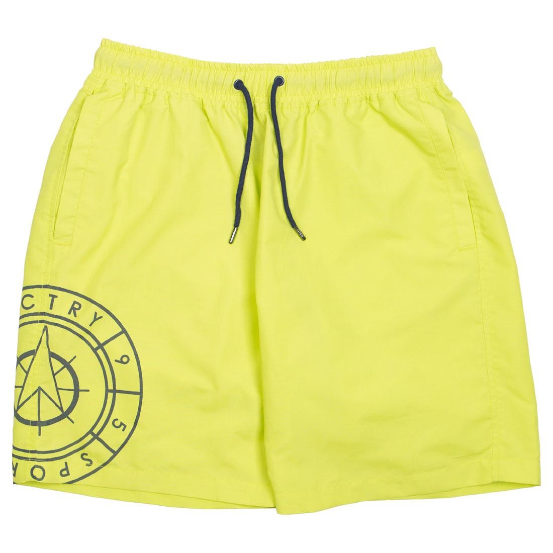 10 Deep Men Navigator Nylon Shorts (green / acid)