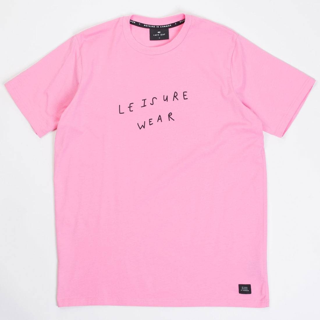 Lazy Oaf Men Leisure Wear Tee (pink)