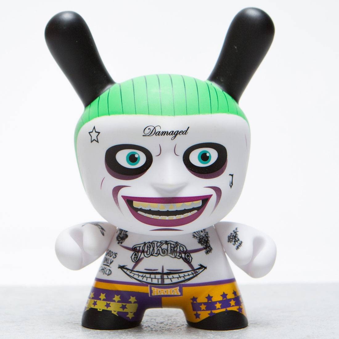 Kidrobot x Batman Suicide Squad Joker 5 Inch Dunny Figure (white)