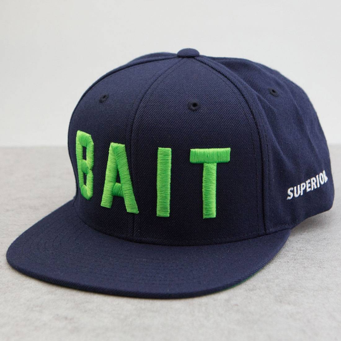 BAIT x Starter Logo Snapback Cap (navy / green)