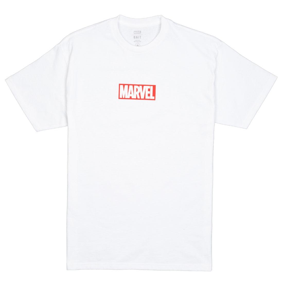 BAIT x Marvel Men Logo Tee (white)