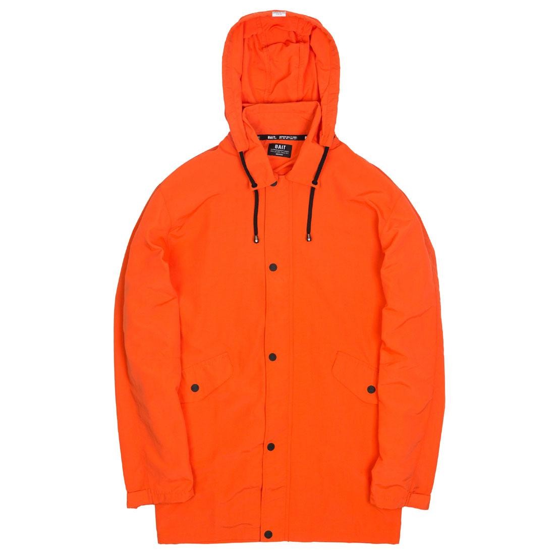 BAIT Men Nylon Windbreaker Jacket (orange)