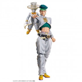 Medicos Super Action Statue JoJo's Bizarre Adventure Part 4 Diamond Is Unbreakable Rohan Kishibe And Heavens Door Chozokado Figure (white)